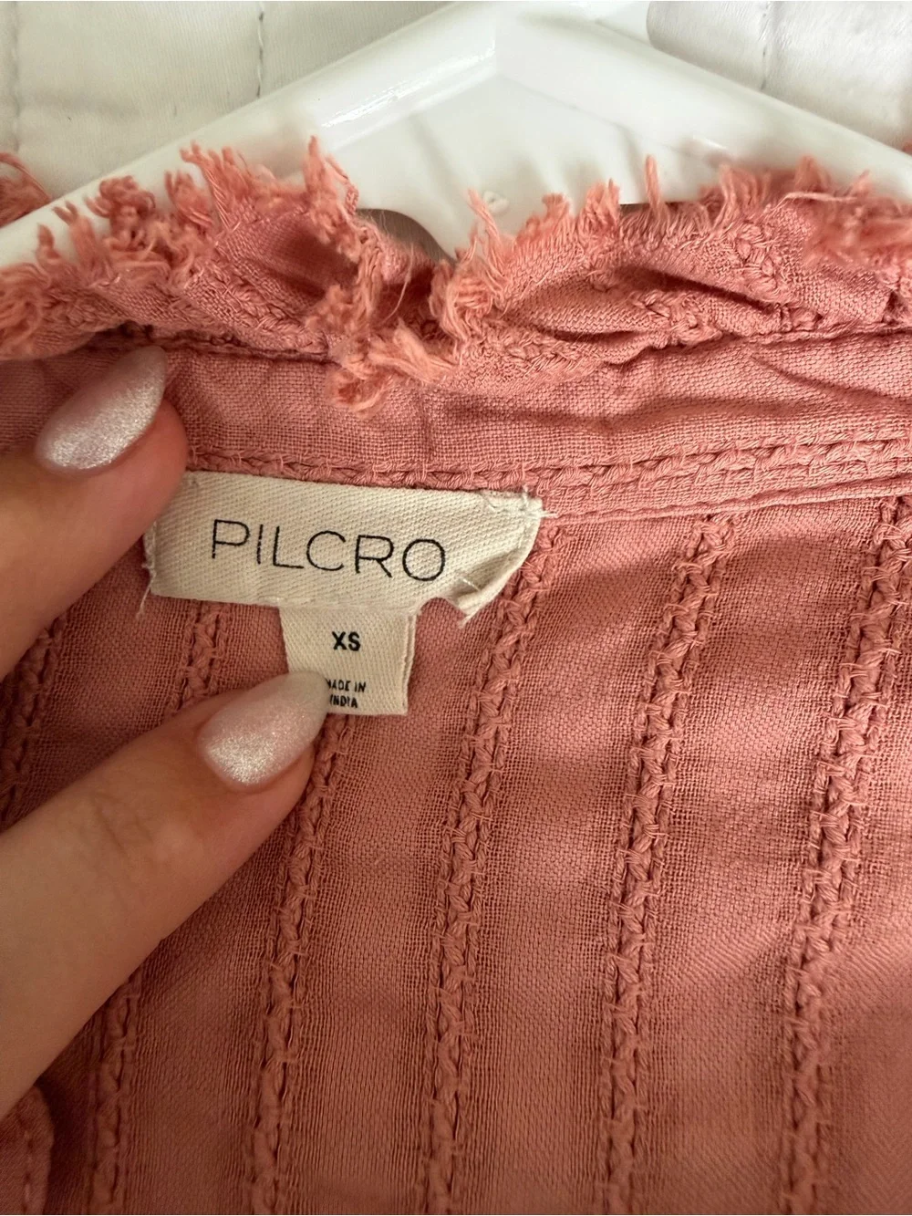 PILCRO (ANTHROPOLOGIE) XS BLOUSE